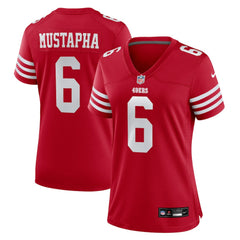 Nike Malik Mustapha San Francisco 49ers Women's Team Game Jersey Scarlet