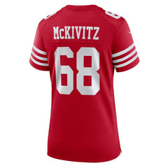 Nike Colton McKivitz San Francisco 49ers Women's Team Game Jersey Scarlet