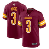 Nike Cade York Washington Commanders Game Jersey Burgundy