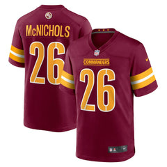 Nike Jeremy McNichols Washington Commanders Game Jersey Burgundy