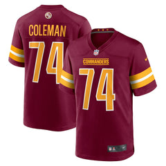 Nike Brandon Coleman Washington Commanders Game Jersey Burgundy