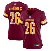 Nike Jeremy McNichols Washington Commanders Women's Team Game Jersey Burgundy