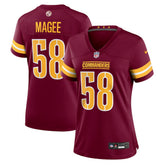 Nike Jordan Magee Washington Commanders Women's Team Game Jersey Burgundy
