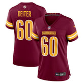 Nike Michael Deiter Washington Commanders Women's Team Game Jersey Burgundy