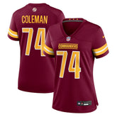 Nike Brandon Coleman Washington Commanders Women's Team Game Jersey Burgundy