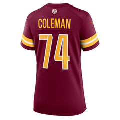 Nike Brandon Coleman Washington Commanders Women's Team Game Jersey Burgundy