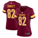 Nike Ben Sinnott Washington Commanders Women's Team Game Jersey Burgundy