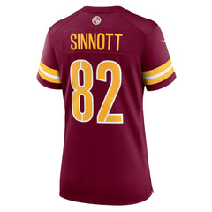 Nike Ben Sinnott Washington Commanders Women's Team Game Jersey Burgundy