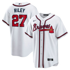 Austin Riley Atlanta Braves Nike Home Replica Player Jersey - White - Nike Online
