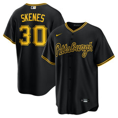 Paul Skenes Pittsburgh Pirates Nike Alternate 2 Replica Jersey - Black - Nike Sale