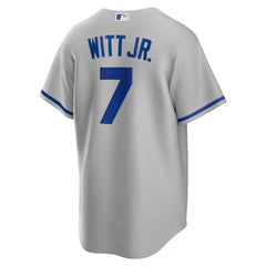 Bobby Witt Jr. Kansas City Royals Nike Road Replica Jersey - Gray - Nike Online