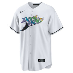 Tampa Bay Rays Nike Home Replica Team Jersey - White - Nike Online