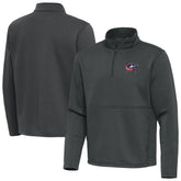 Columbus Blue Jackets Antigua Twist Quarter-Zip Pullover Jacket - Silver - NHL 202264700