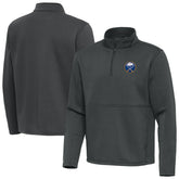Buffalo Sabres Antigua Twist Quarter-Zip Pullover Jacket - Pewter - NHL 202264741