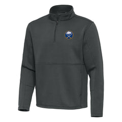 Buffalo Sabres Antigua Twist Quarter-Zip Pullover Jacket - Pewter - NHL 202264741