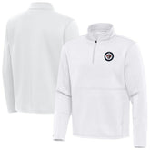 Winnipeg Jets Antigua Twist Quarter-Zip Pullover Jacket - White - NHL 202264787