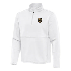 Vegas Golden Knights Antigua Twist Quarter-Zip Pullover Jacket - White - NHL 202264788