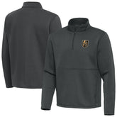 Vegas Golden Knights Antigua Twist Quarter-Zip Pullover Jacket - Pewter - NHL 202264793