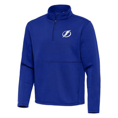 Tampa Bay Lightning Antigua Twist Quarter-Zip Pullover Jacket - Blue - NHL 202264799