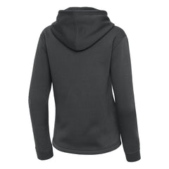 New York Mets Antigua Women's Contemporary Quarter-Zip Hoodie - Pewter - MLB Lifestyle