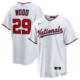 James Wood Washington Nationals Nike Home Replica Jersey - White - Nike Discount