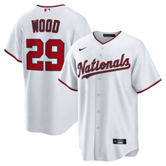 James Wood Washington Nationals Nike Home Replica Jersey - White - Nike Discount