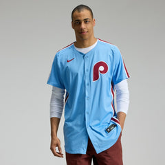 Philadelphia Phillies Nike Alternate Elite Jersey - Light Blue - Nike Discount