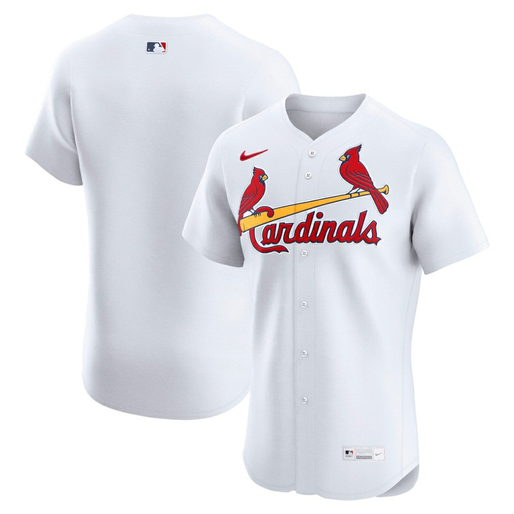 St. Louis Cardinals Nike Home Elite Jersey - White - Nike Discount