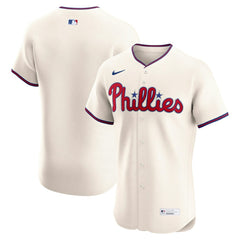Philadelphia Phillies Nike Alternate 2 Elite Jersey - Cream - Nike Discount