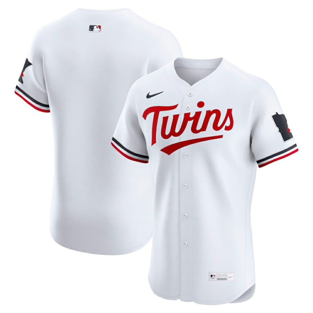 Minnesota Twins Nike Home Elite Jersey - White - Nike on Sale