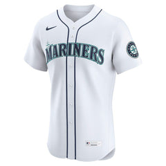 Seattle Mariners Nike Home Elite Jersey - White - Nike on Sale