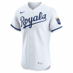Kansas City Royals Nike Home Elite Jersey - White - Nike Online