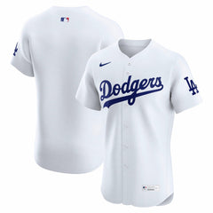 Los Angeles Dodgers Nike Home Elite Jersey - White - Nike Discount