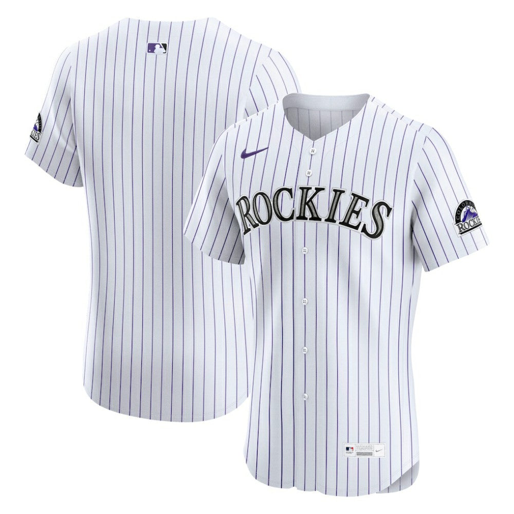 Colorado Rockies Nike Home Elite Jersey - White - Nike on Sale