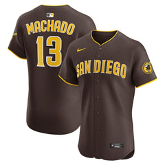 Manny Machado San Diego Padres Nike Road Elite Jersey - Brown - Nike on Sale