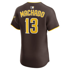 Manny Machado San Diego Padres Nike Road Elite Jersey - Brown - Nike on Sale