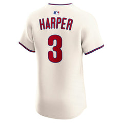 Bryce Harper Philadelphia Phillies Nike Alternate 2 Elite Jersey - Cream - Nike Lifestyle