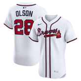 Matt Olson Atlanta Braves Nike Home Elite Player Jersey - White - Nike Lifestyle