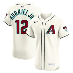 Lourdes Gurriel Jr. Arizona Diamondbacks Nike Home Elite Jersey - Cream - Nike Sale