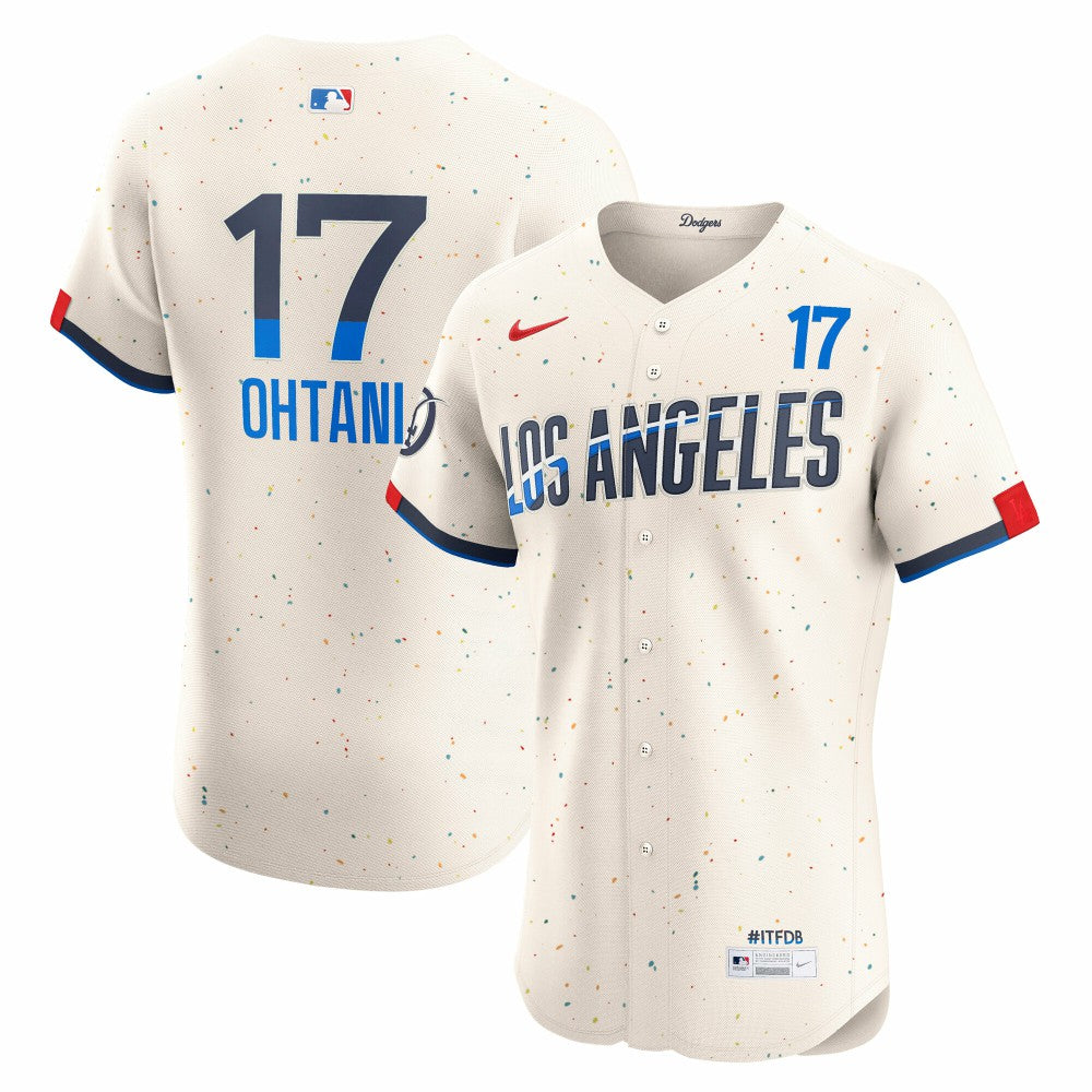 Shohei Ohtani Los Angeles Dodgers Nike City Connect Elite Jersey - Cream - Nike Sale