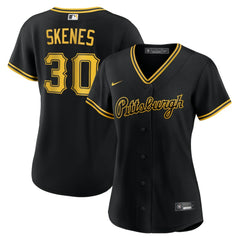 Paul Skenes Pittsburgh Pirates Nike Women's Alternate Replica Player Jersey - Black - Nike Discount