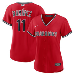 José Ramírez Cleveland Guardians Nike Women's Alternate 2 Replica Jersey - Red - Nike Sale