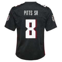 Nike Kyle Pitts Sr. Atlanta Falcons Youth Game Jersey Black