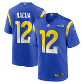 Nike Puka Nacua Los Angeles Rams Youth Game Jersey Royal