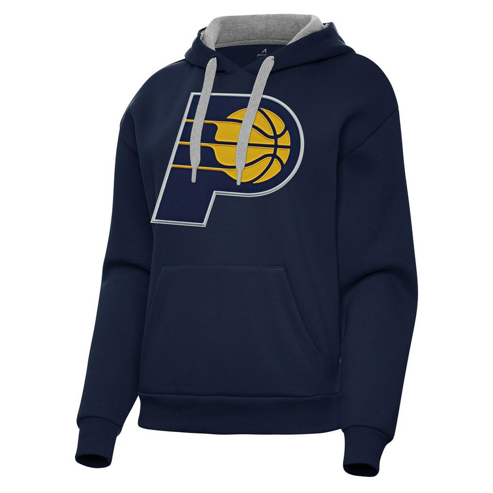 Indiana Pacers Antigua Women's Victory Pullover Hoodie Navy