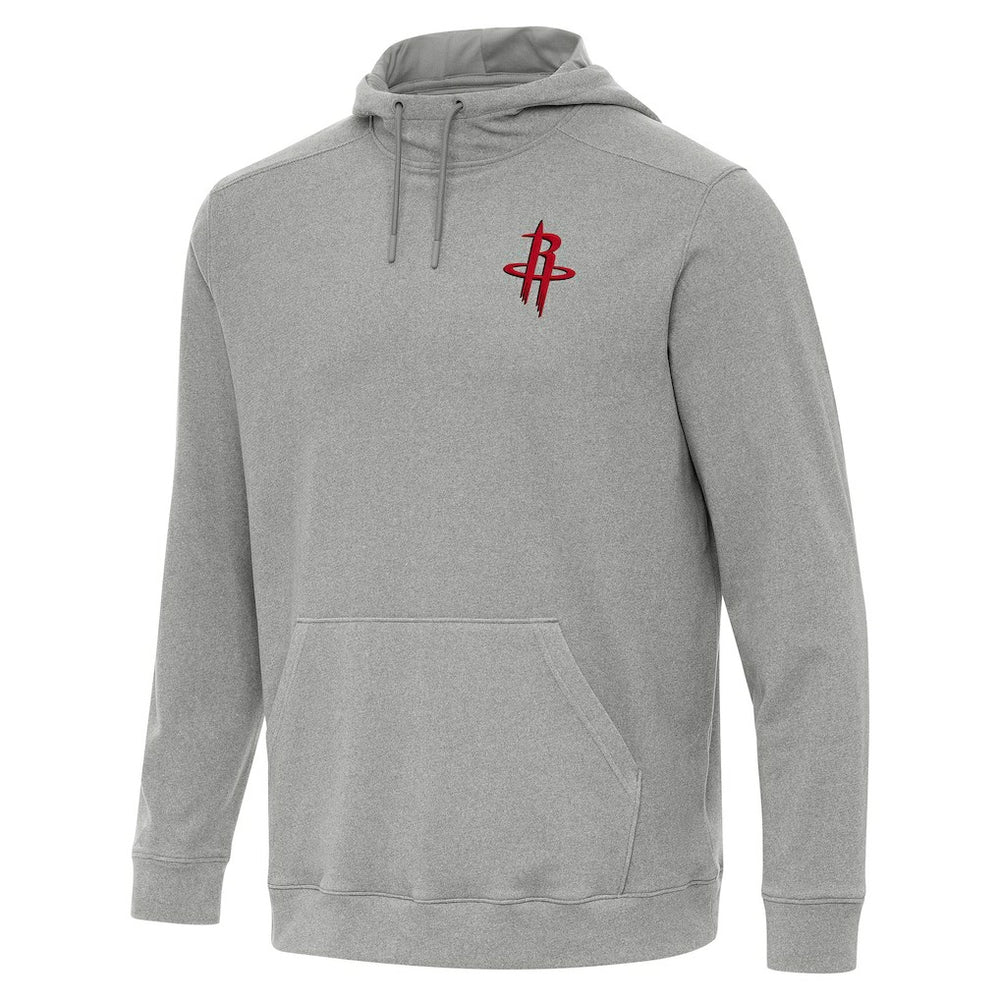 Houston Rockets Antigua Cloud Pullover Hoodie Heather Gray