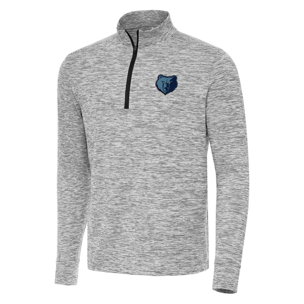 Memphis Grizzlies Antigua Cause Quarter-Zip Top Black