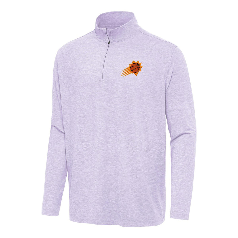 Phoenix Suns Antigua Hunk Quarter-Zip Top Lavender