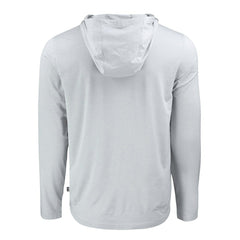 Cleveland Browns Cutter & Buck Coastline Epic Comfort Eco Recycled Long Sleeve Hooded T-Shirt Gray