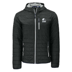 Cleveland Browns Cutter & Buck Rainier Primaloft Eco Full-Zip Hooded Jacket Black